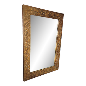 19c American Vine Motif Mirror
