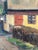 Rustic European Vintage Original Cottage Oil Painting: Framed Countryside Art For Sale - Image 3 of 11