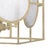 Crusted Whtie Finish With Clear Crackle Glass Panels Comes With 3-12" And 1-6" Extention Rods. Four Lights.
