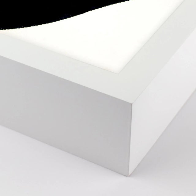 Wave (L) by Geoffrey Baris, Art Print in White Frame, Medium Overall Size: 36x27 Frame Color: White