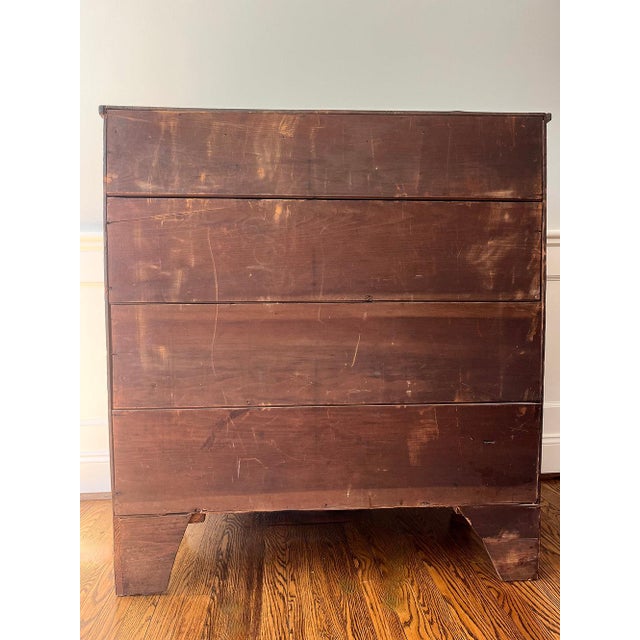 19th c. Hepplewhite Kentucky Cherry Chest of Drawers For Sale - Image 9 of 9