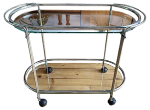 Mid-Century Italian Riki T52 Serving Trolley from Gallotti & Radice