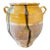 French Large Confit Pot With Yellow Glaze From the 19th Century #7939 For Sale