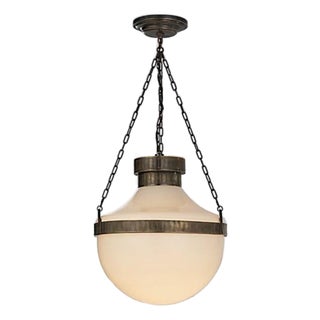 New Modern Schoolhouse Lantern Pendant by Visual Comfort For Sale