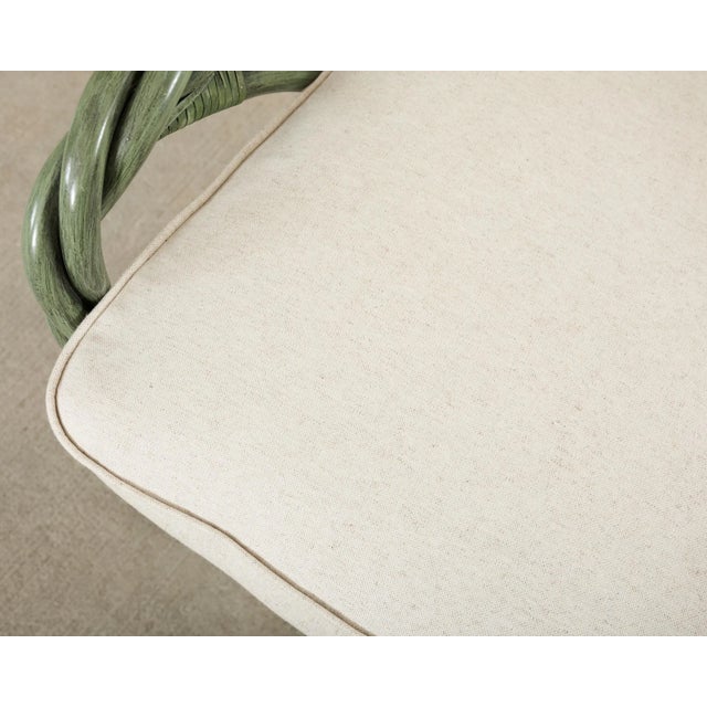 McGuire Organic Modern Twisted Rattan Lounge Chair For Sale - Image 14 of 18