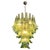 Nickel and Green Murano Glass Chandeliers, 1990s, Set of 2 For Sale - Image 3 of 16