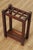 High Quality Antique Early 20th Century Mission Style Mahogany Umbrella Stand with Copper Lined Bottom