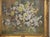 Spring Flowers, 1950s, Oil on Canvas, Glass, Framed For Sale - Image 3 of 9