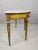 Yellow 18th Century Italian Demilune Marble Top Painted Console Table For Sale - Image 8 of 12