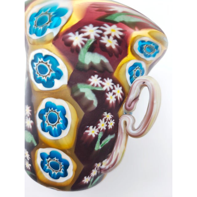 Art Nouveau Murano Millefiori Glass Vase by Fratelli Toso for Fratelli Toso, 1890s For Sale - Image 6 of 10