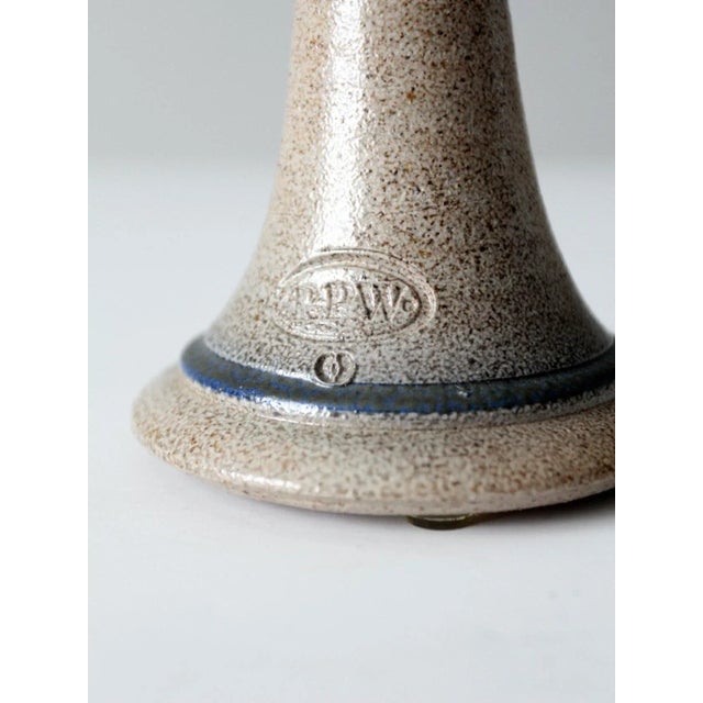 Late 20th Century Vintage Rowe Pottery Works Candle Holder For Sale - Image 5 of 10