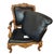 Wood Elevate Your Estate With the Timeless Grandeur of This Exceptional Pair of Maitland-Smith Rococo Revival Armchairs. For Sale - Image 7 of 11