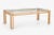 1970s Billy Baldwin Oak and Glass Dining Table For Sale - Image 5 of 12