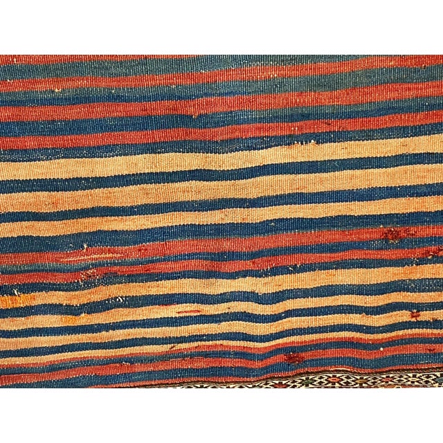 Antique and Rare Tribal Caucasian Kuba Kilim 5'42" by 3'42" For Sale - Image 4 of 6