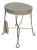 Antique Metal Twisted Ice Cream Parlor Stool For Sale