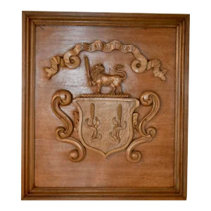 19th Century Framed English Armorial