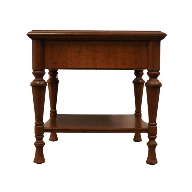 Drexel Furniture Estorada Collection Contemporary Spanish Mediterranean 22" Accent End Table 487-316-3 For Sale - Image 11 of 12