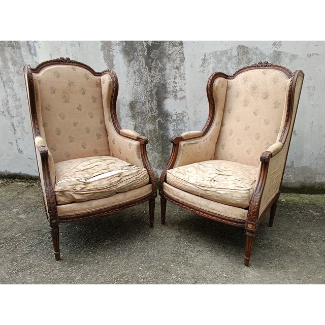 Louis XVI Living Room Set, Set of 7 For Sale - Image 4 of 18