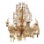 Italian Giltwood Chandelier For Sale