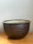 Brown Vintage Monumental Rustic Brown Ceramic Bowl For Sale - Image 8 of 12