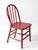 Early 20th Century Red Antique Spindle Back Chair For Sale - Image 6 of 11