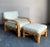 Bielecky Brothers Vintage Boho Bielecky Brothers Rattan Lounge Chair With Ottoman For Sale - Image 4 of 8