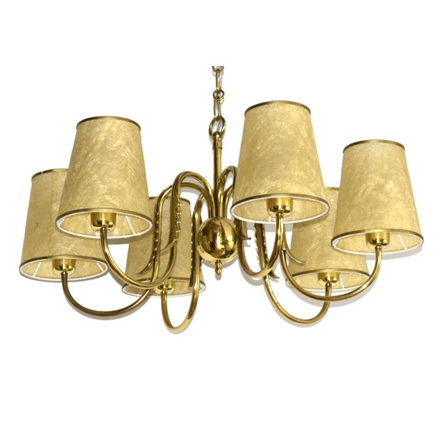 Viennese Modernist Chandelier by Josef Frank, 1930s For Sale - Image 9 of 9