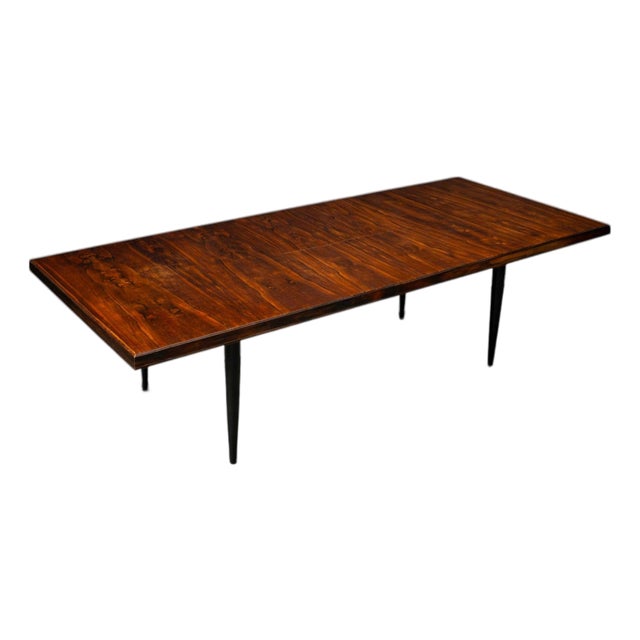 Brazilian Mid-Century Modern Extendable Dining Table in Hardwood, Cimo, 1960s - Lot 612 For Sale