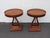This beautiful Pair of Side Tables is made of wood, mahogany, and veneer. These two gorgeous end tables were made in the...