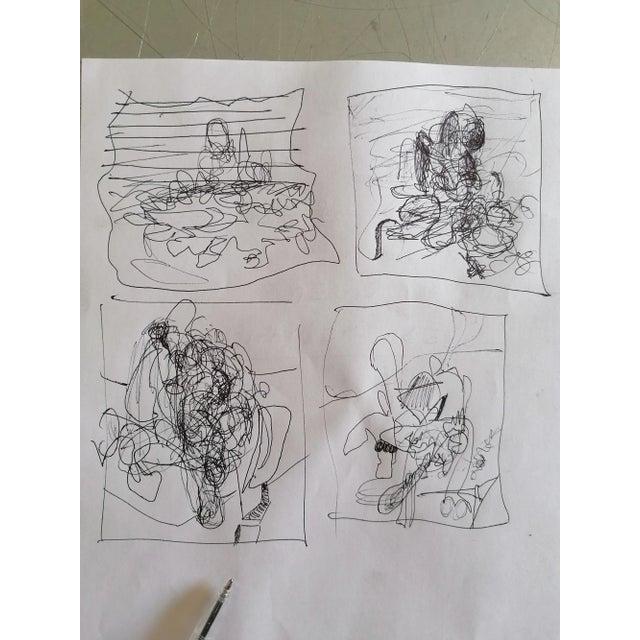 Early 21st Century Stefano Mazzolini, Distilla, 2020, Oil & Charcoal on Canvas For Sale - Image 5 of 9