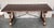 Late 19th Spanish Walnut Dining Fratino Table With Iron Stretcher For Sale - Image 4 of 11