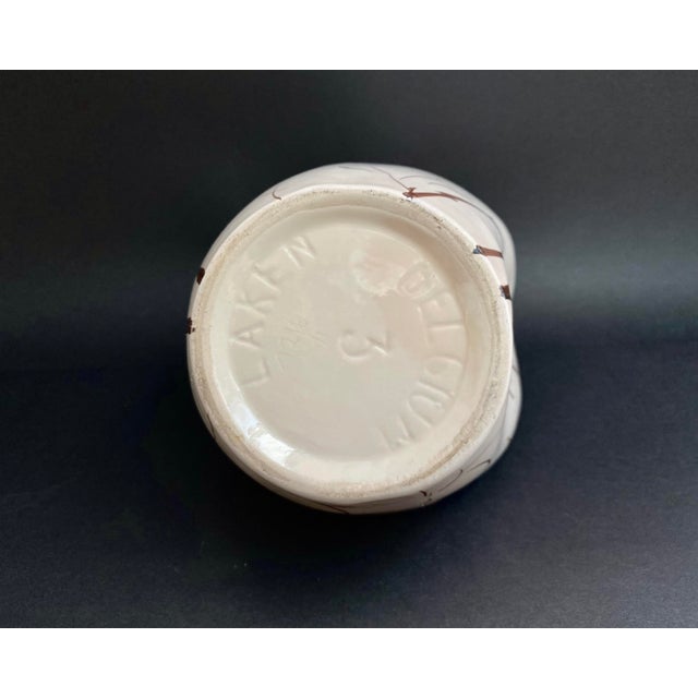 Vintage Art Deco Belgian Vase, 1950s For Sale - Image 6 of 7