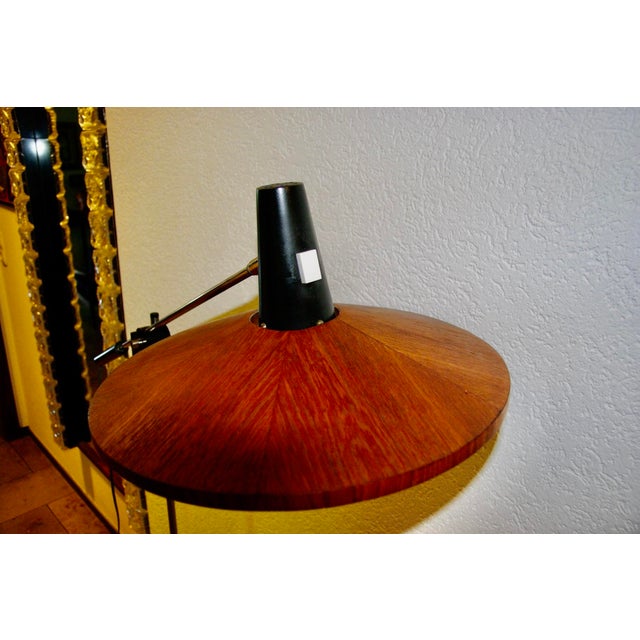 Black Floor Lamp by Georges Frydman for Temde, 1960 For Sale - Image 8 of 12