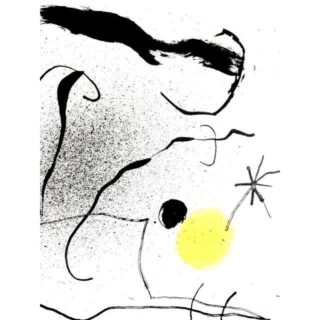 Joan Miro - Original Colorful Lithograph 1964 For Sale - Image 4 of 6
