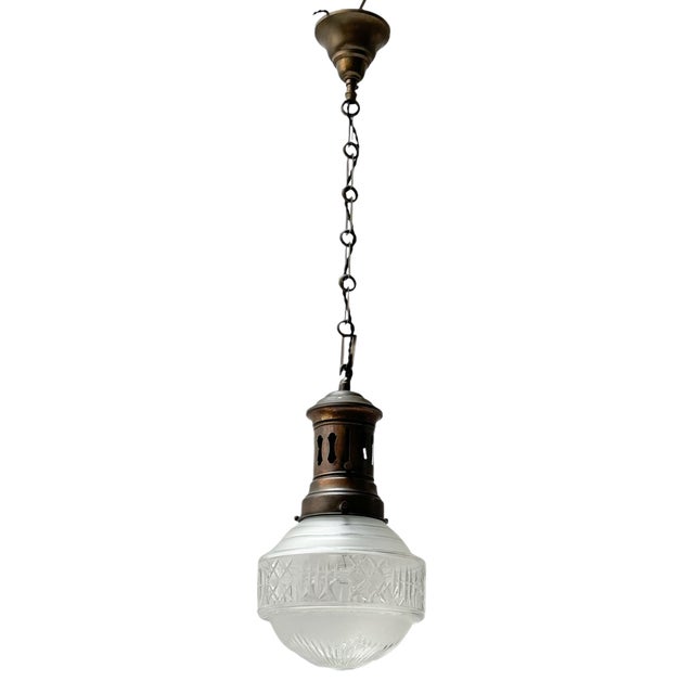 Art Nouveau Pendant Lamp, 1900s For Sale