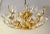 Stilkronen Mid-Century Modern 8 Light Gold Plate Brass &Crystal Chandelier Italy For Sale - Image 12 of 13