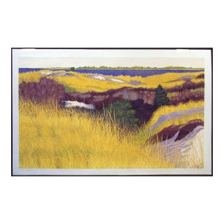 Gordon Mortensen "North Massachusetts Coast" Signed Numbered Woodcut Make Offer For Sale