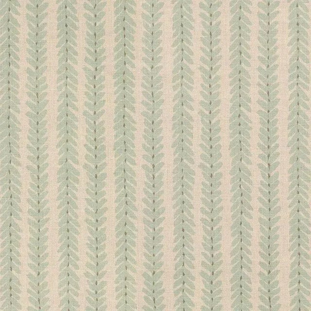 Classic yet modern, Woodperry is an updated take on a botanical stripe. Woven in England, the natural linen ground gives...
