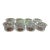 1970s Crystal Napkin Rings - Set of 8 For Sale