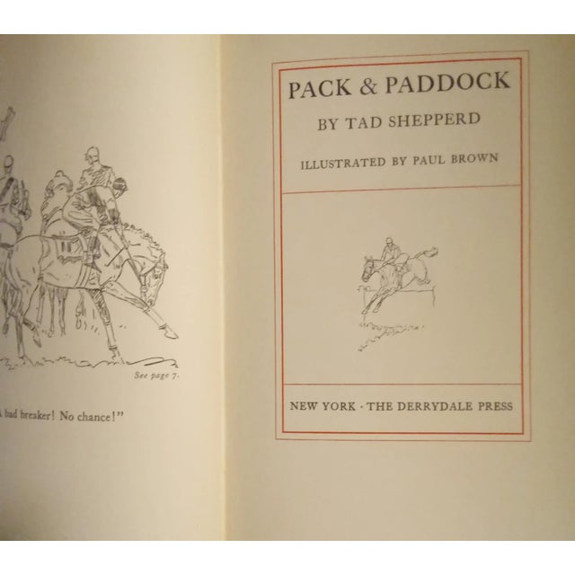 1930s Pack and Paddock Book by Shepperd, Tad For Sale - Image 4 of 6