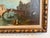 Antique Venetian Canal Scene Oil Painting Gondolas Bridge Italian Landscape For Sale In Jacksonville, FL - Image 6 of 8