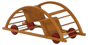 Reversible Rocking Chair by Brockhage for Siegfried Lenz Berggieszhübel, 1950s