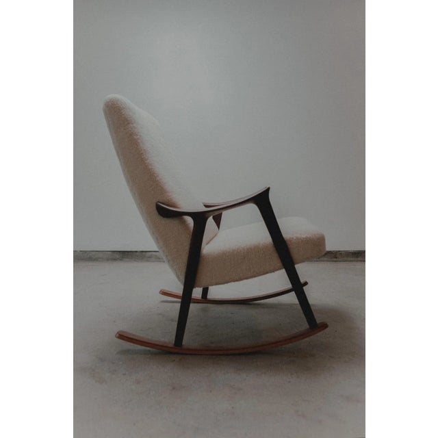 Westnofa Furniture Mid Century Sculptural Teak Rocker by Ingmar Relling for Westnova For Sale - Image 4 of 6