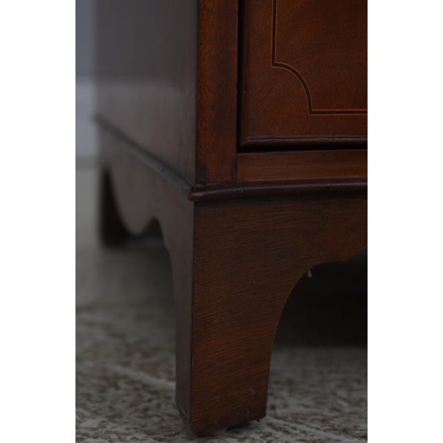 Baker Historic Charleston Mahogany Bow Front Dresser For Sale - Image 10 of 18