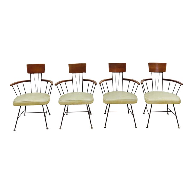 Iconic MCM Arm Chair Set by Designer Paul McCobb Chairish