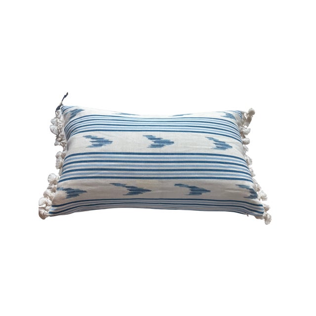 Modern Santa Barbara Ikat Pillow For Sale - Image 3 of 3