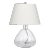Lifestyle by JY Demi Table Lamp in Clear For Sale