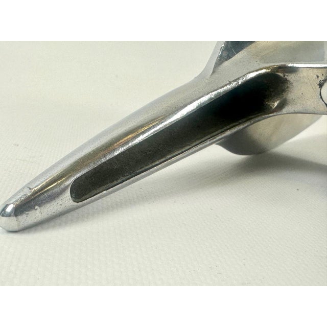 Silver Art Deco Simca Ariane Car Mascot, 1961 For Sale - Image 8 of 14