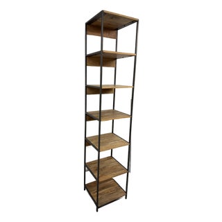 West Elm Industrial Modular Bookshelf For Sale