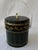 Plastic Mid 20th Century Cera Ice Bucket in Dark Green With Gold Leaves. For Sale - Image 7 of 9